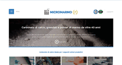 Desktop Screenshot of micromarmogranulati.com