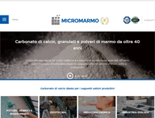 Tablet Screenshot of micromarmogranulati.com